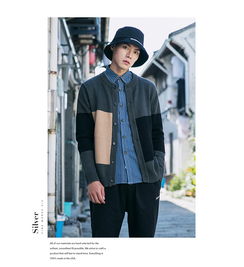 洋湖軒榭2019春季新品 日系撞色針織開(kāi)衫，演繹青少年的時(shí)尚態(tài)度